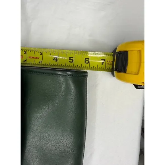 Coach Vintage Chrystie Crossbody Bottle Green Leather USA Rare 90s Bag - Picture 11 of 11